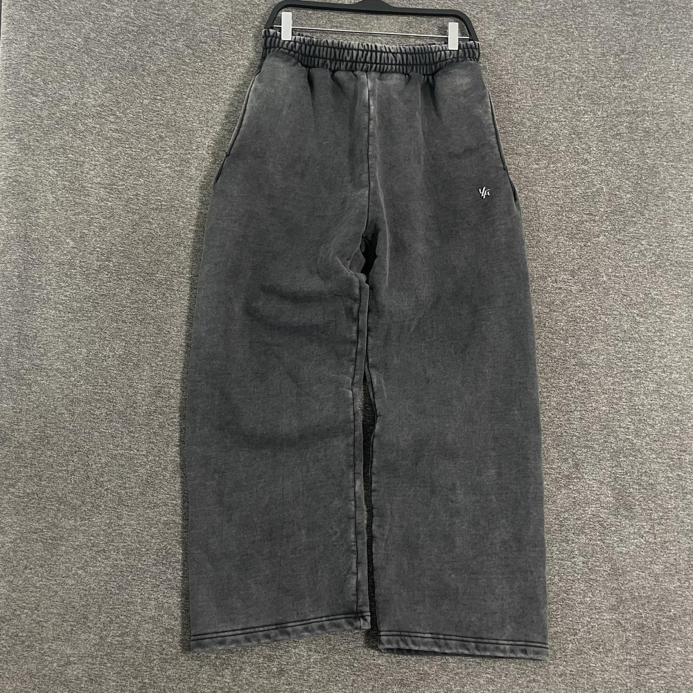 YoungLA Heavyweight SweatPants Mens Medium Gray Elevated Essentials Baggy Sweats